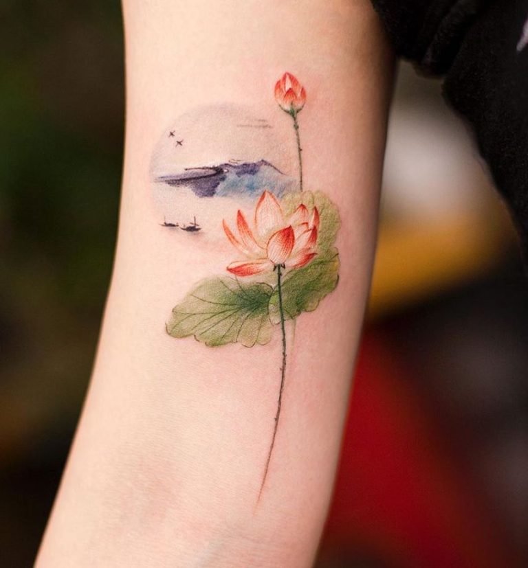 26 Lotus Flower Tattoo Designs and Meanings - Peaceful Hacks